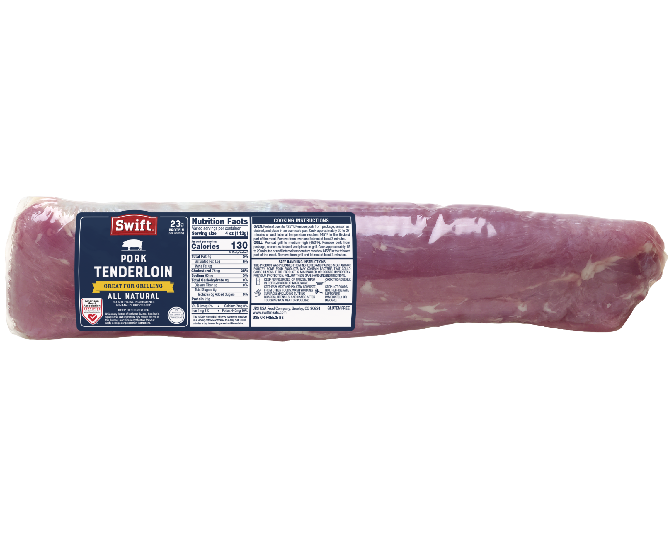 Pork Tenderloin in packaging