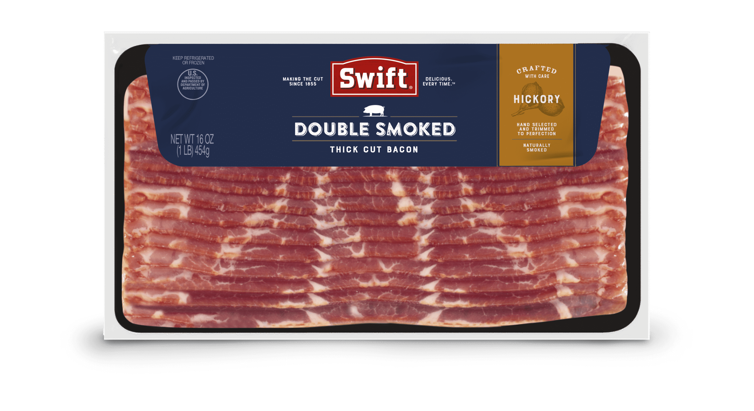 Hickory Double Smoked Thick Cut Bacon