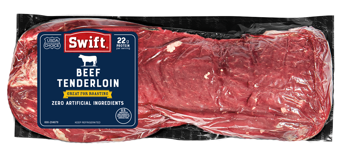 Beef Tenderloin in packaging