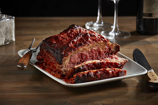 Swift Beef Strip Loin Roast in packaging