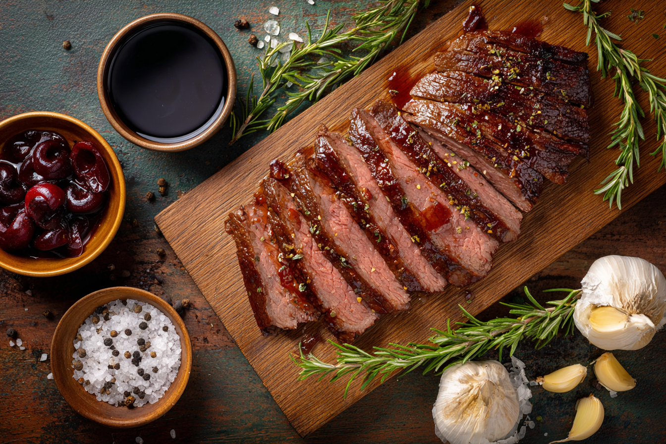 Swift Beef Flank with Cherry Marinade in packaging