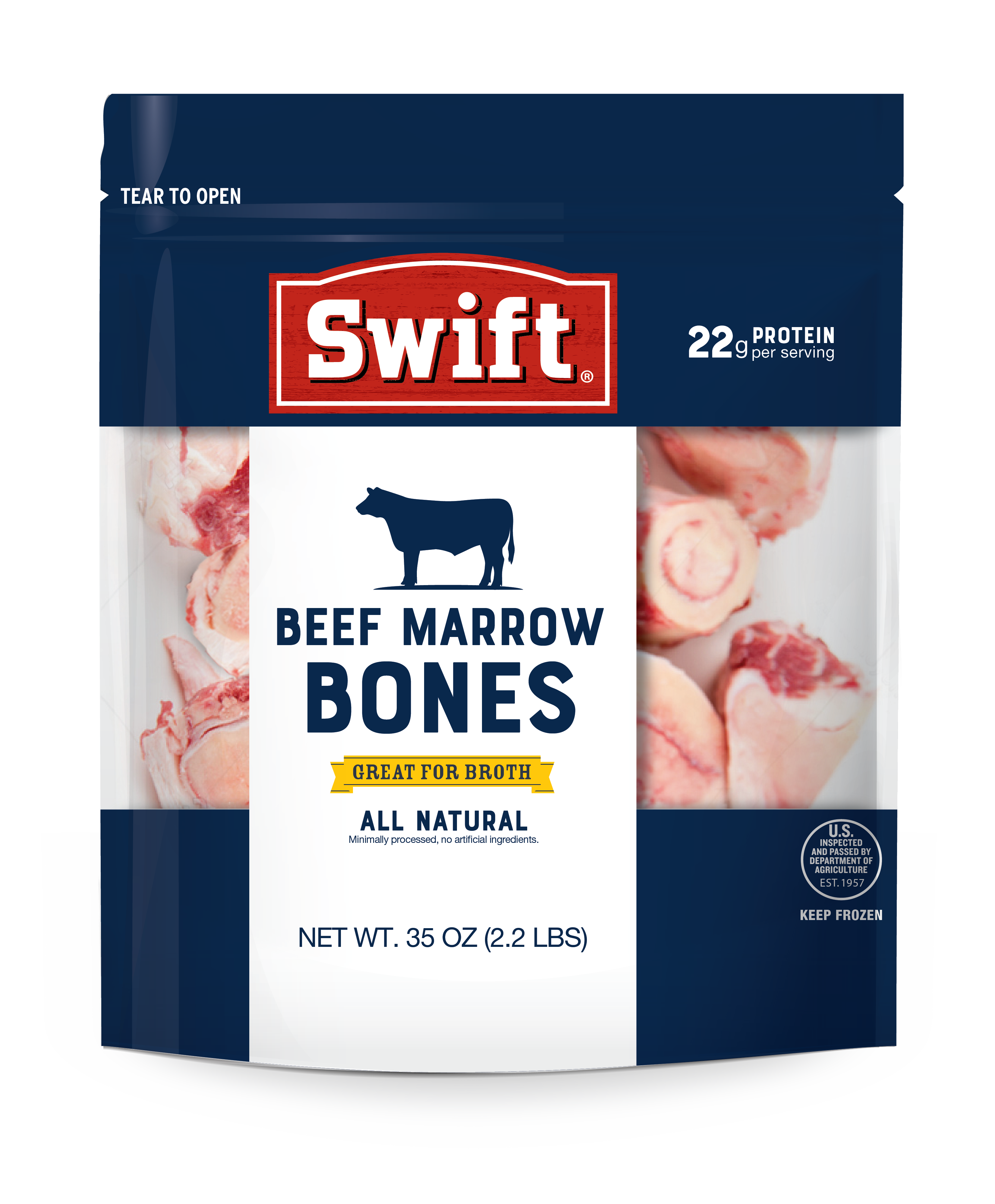 Beef Bone Marrow in packaging
