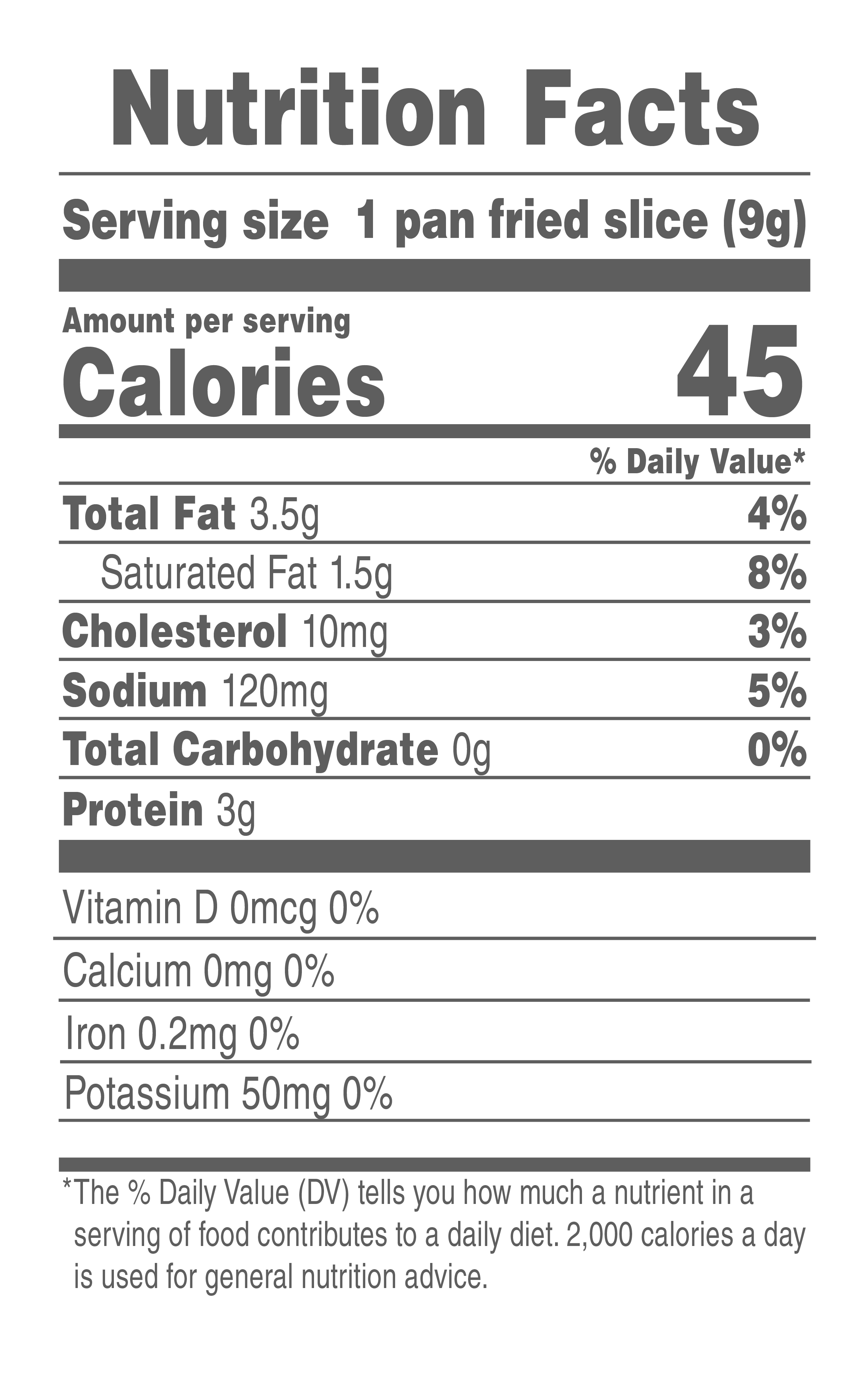 Nutrition Facts