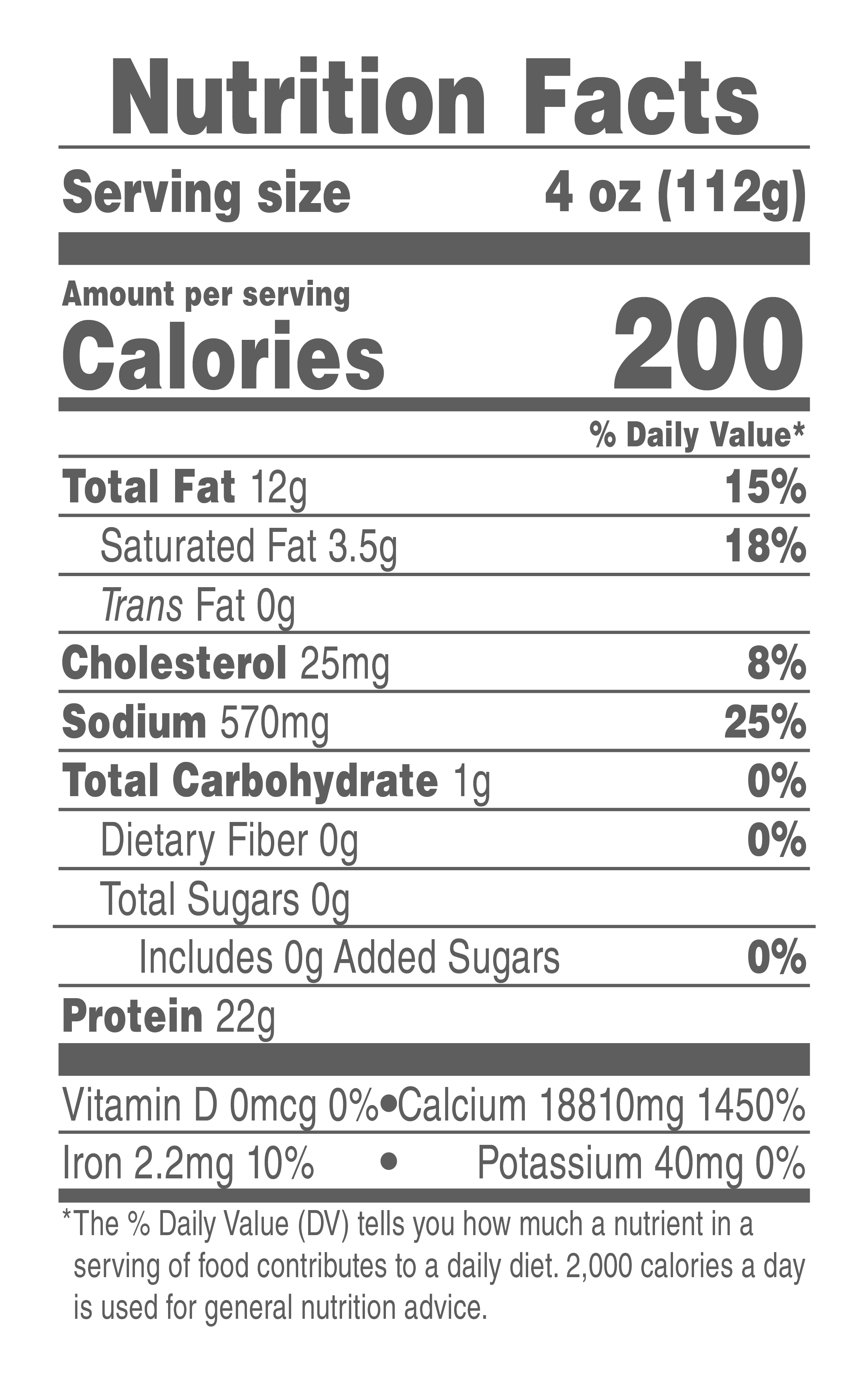 Nutrition Facts