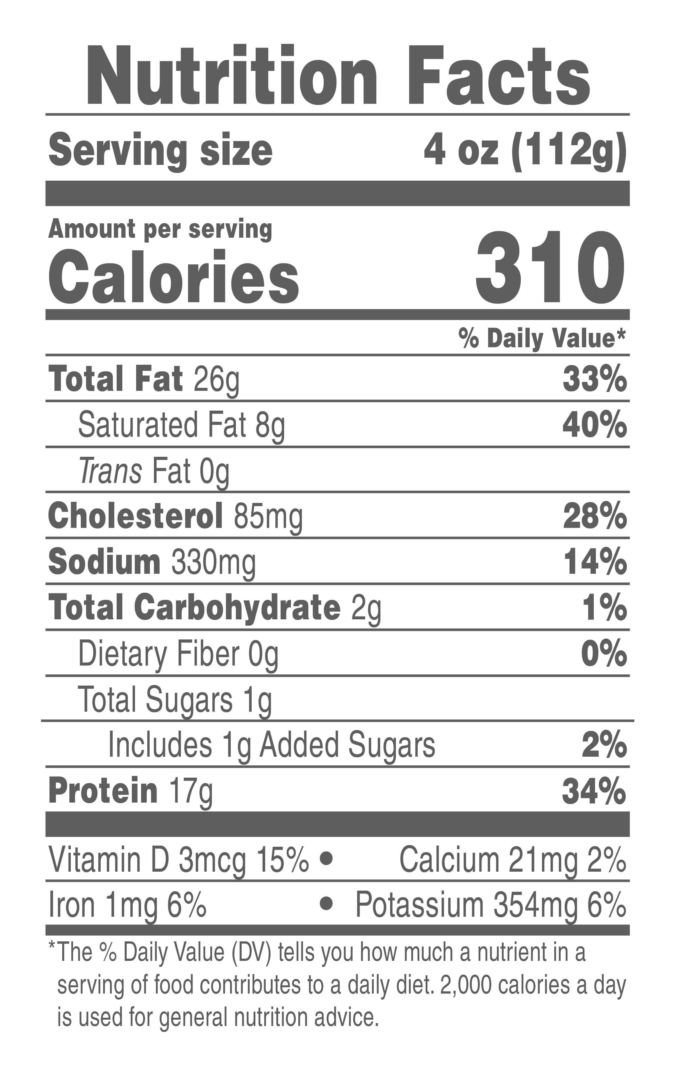 Nutrition Facts