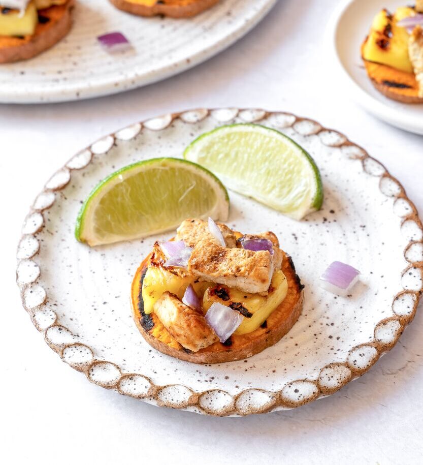 Aloha Pork Pineapple & Grilled Sweet Potato Toast in packaging