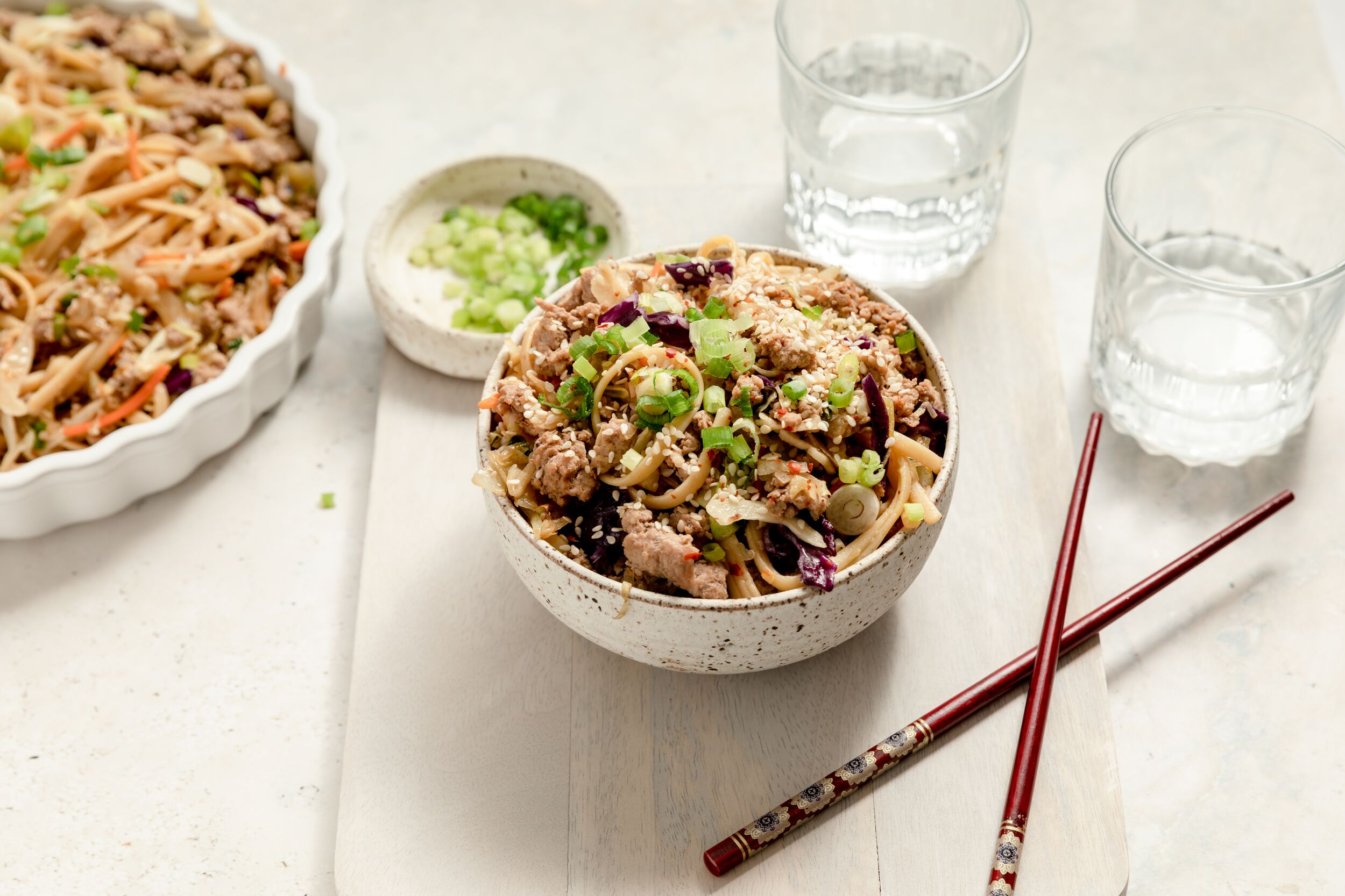 Ground Pork Potsticker Bowl in packaging