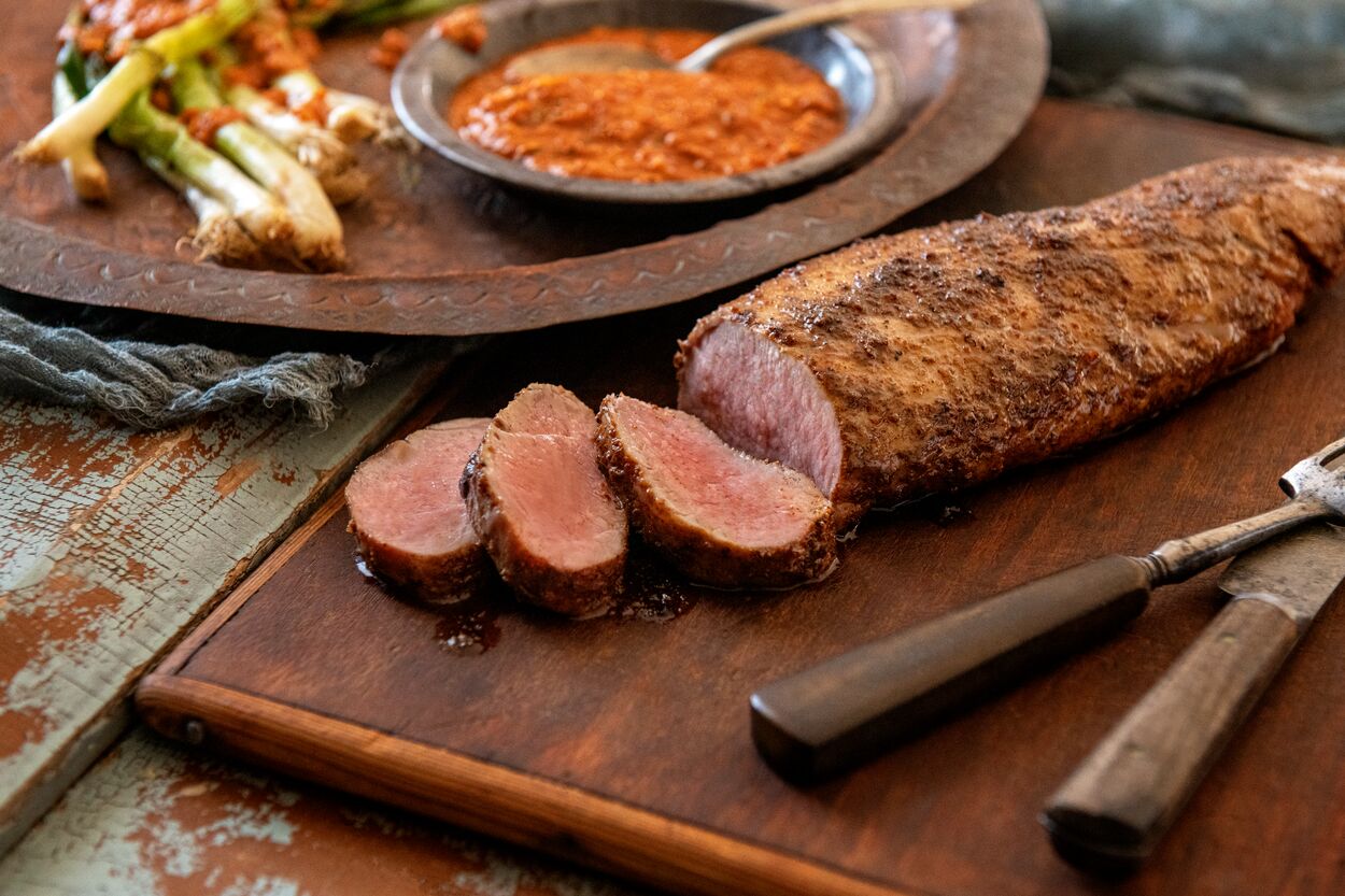 Spanish-Style Pork Tenderloin in packaging