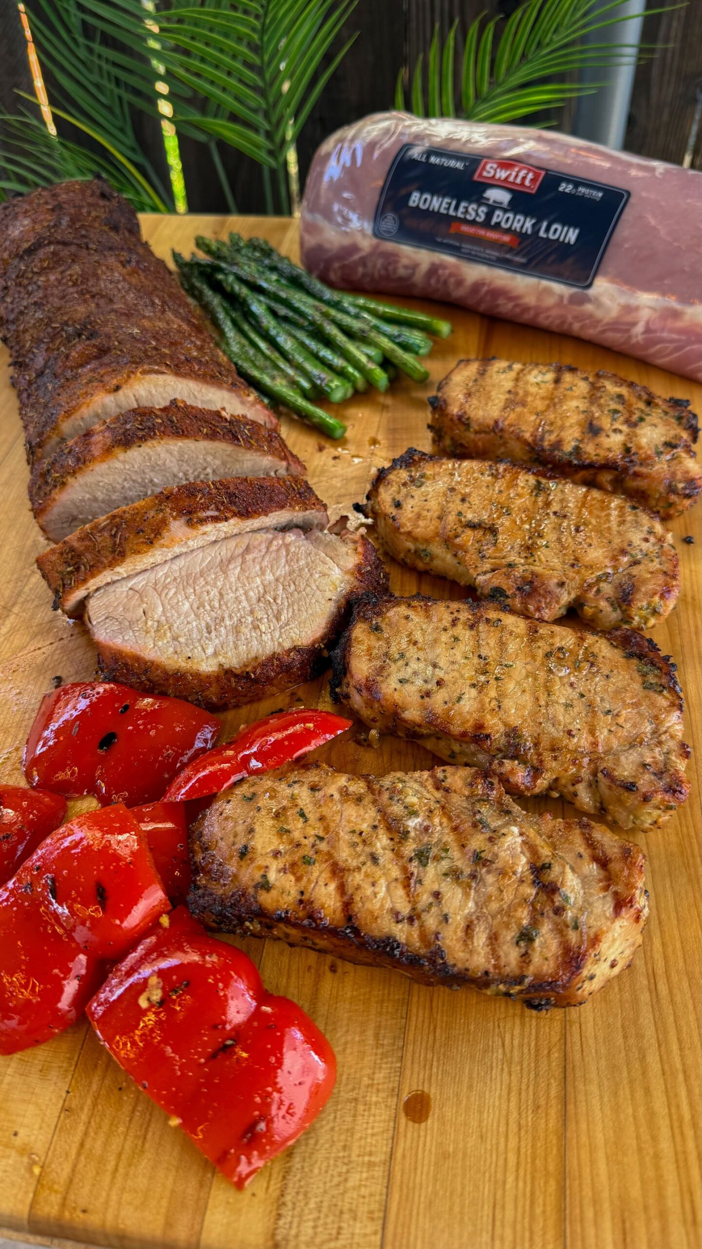 Smoked Pork Loin & Grilled Pork Chops in packaging