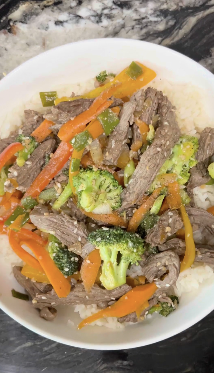Soy Beef Stir Fry in packaging