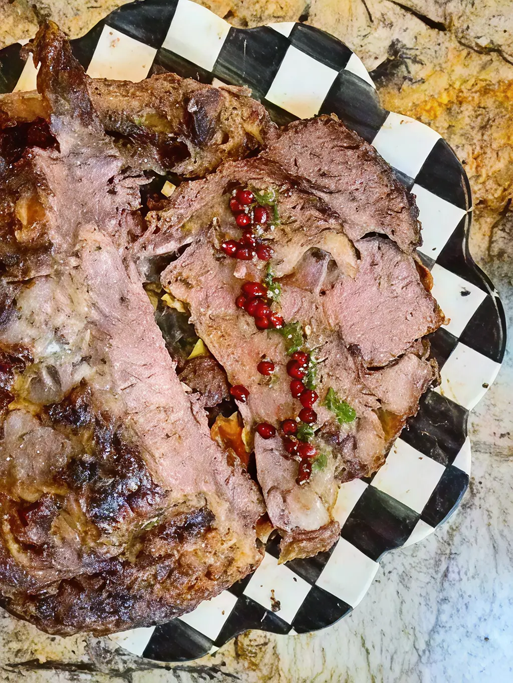 Ana's South American-Inspired Beef Ribeye Roast infused with Brazilian Churrasco Salt and Spices