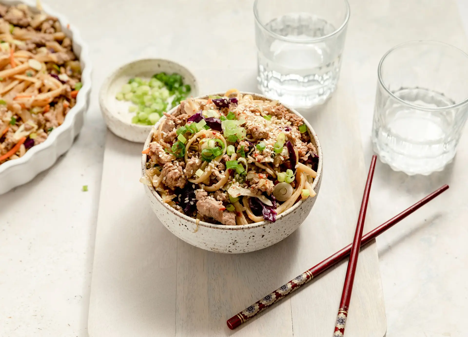 Ground Pork Potsticker Bowl