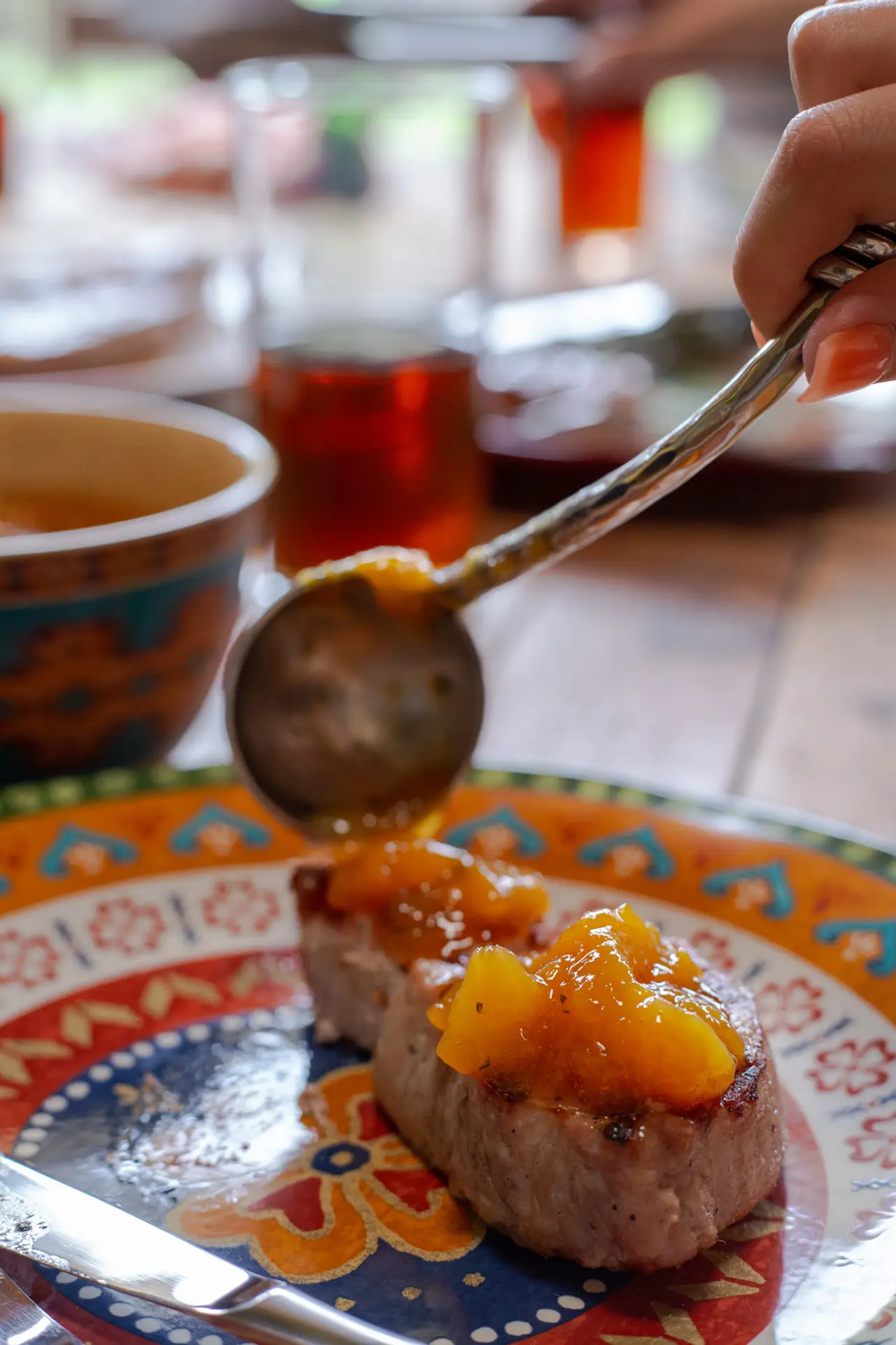 Peach-Glazed Grilled Pork Chops