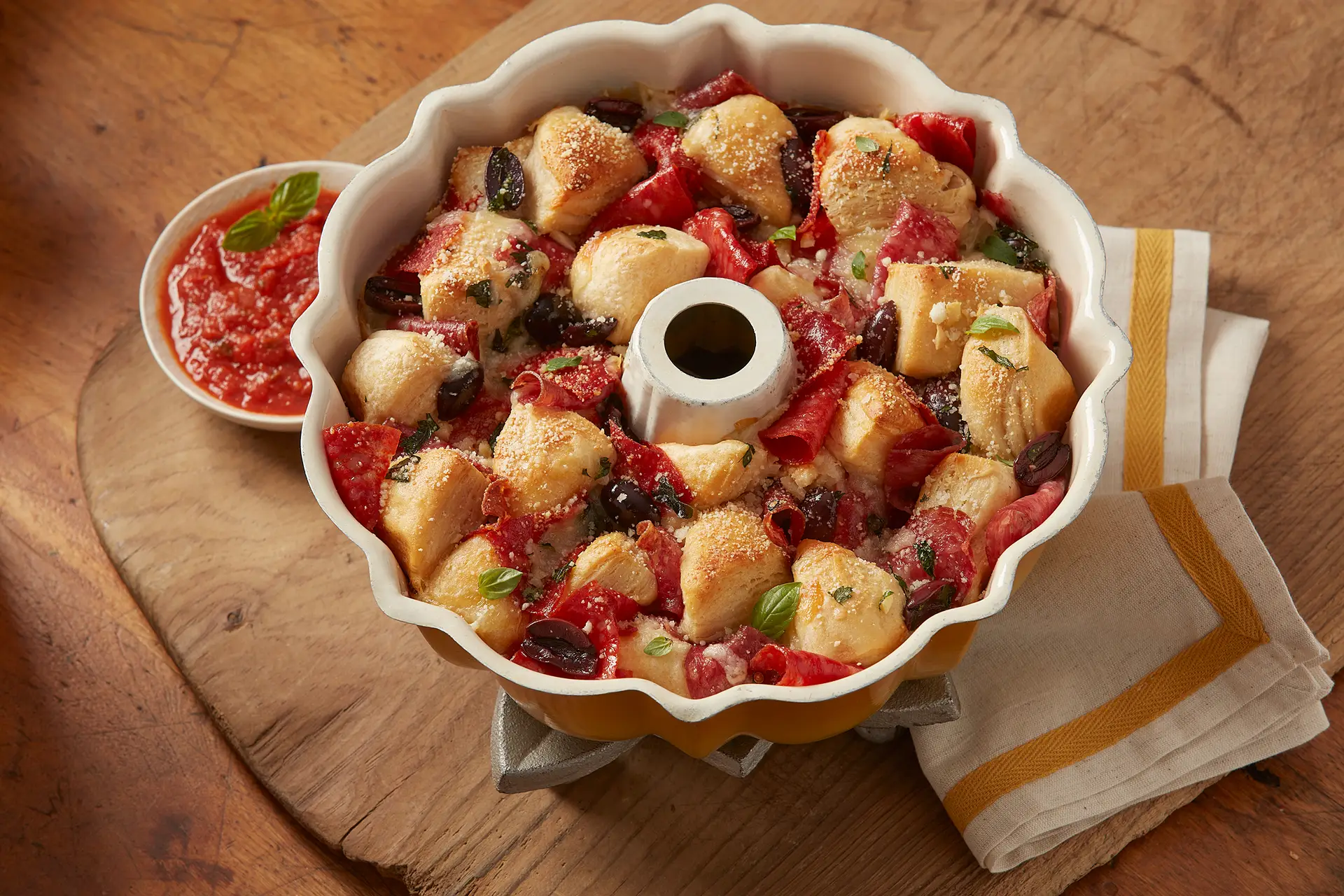 Pepperoni Pull Apart Bread