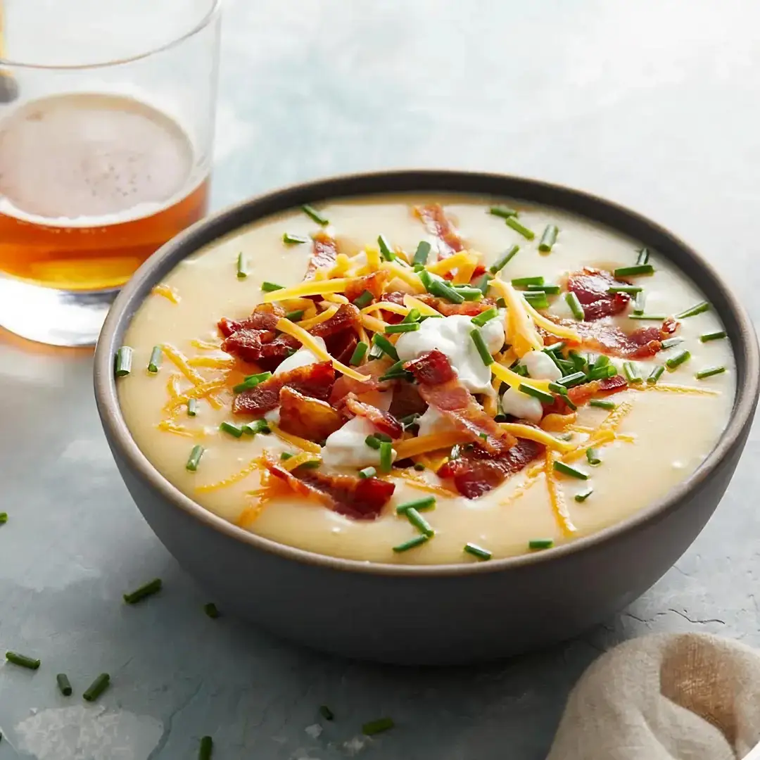Slow Cooker Loaded Baked Potato Soup with Swift Bacon