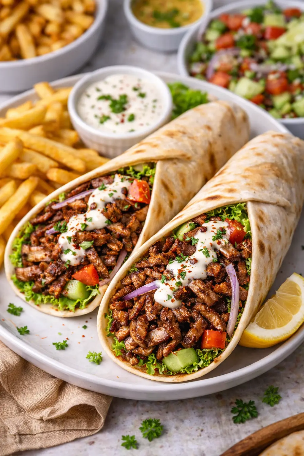 Homemade Doner Kebab