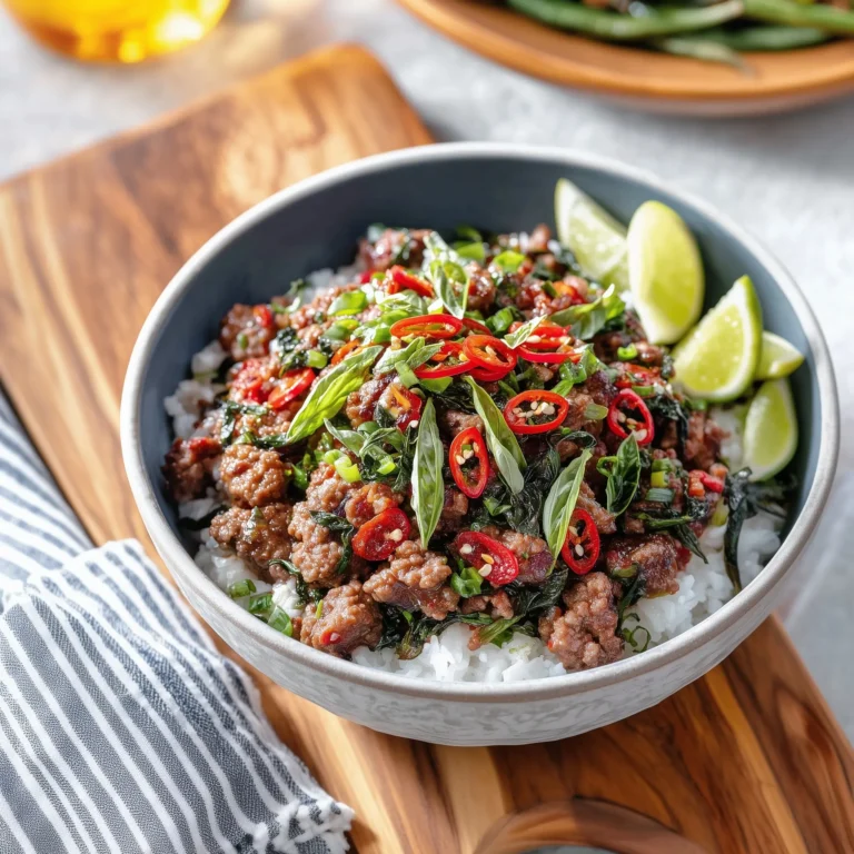 Swift Ground Beef Thai Basil Beef Bowl