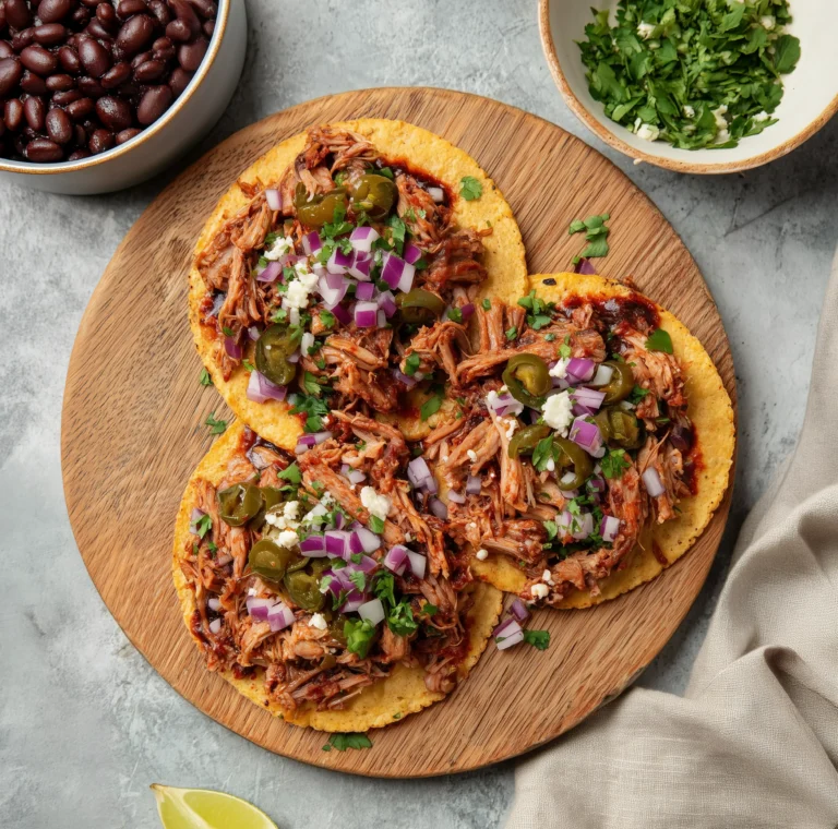 Pulled Pork Tacos Rojos