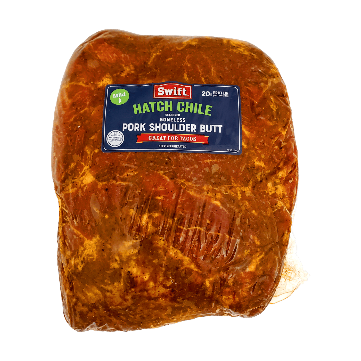 Hatch Chile Seasoned Boneless Pork Shoulder Butt