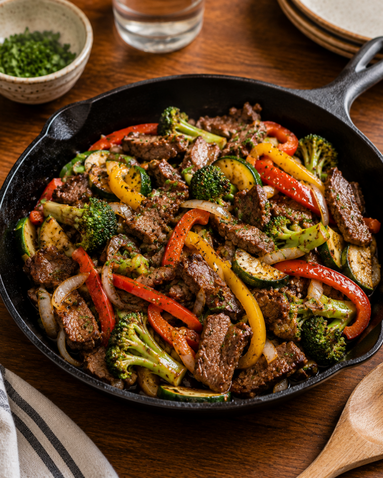 Beef & Veggie Skillet