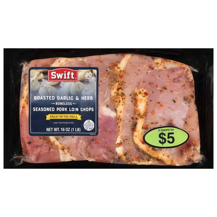 Boneless Seasoned Pork Loin Chops