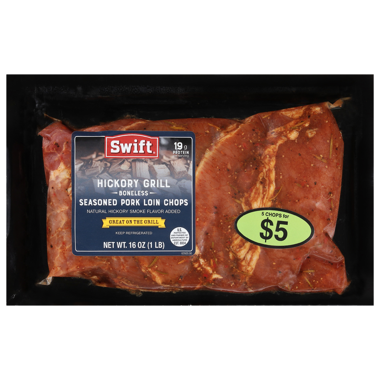 Boneless Seasoned Pork Loin Chops