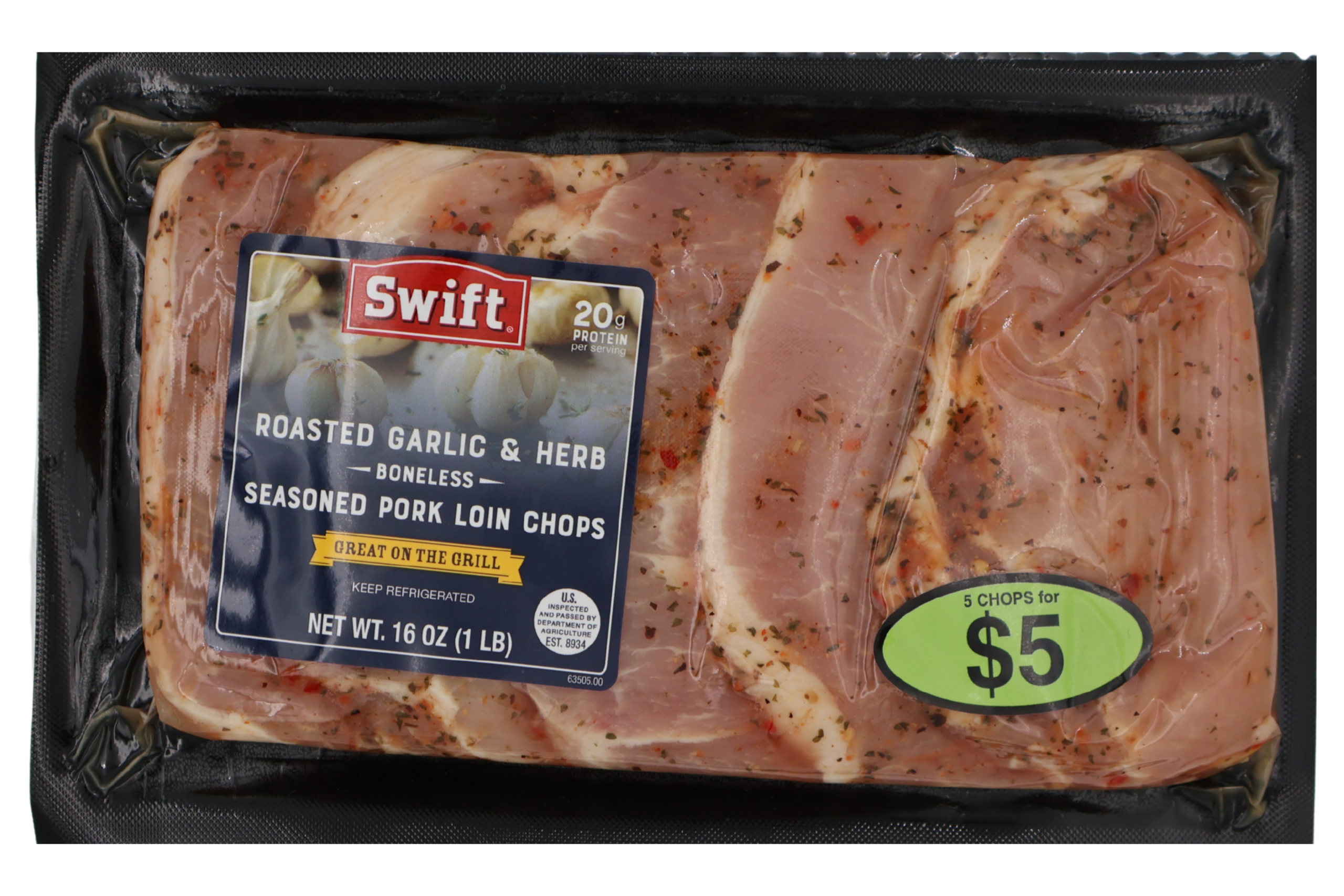 Boneless Seasoned Pork Loin Chops